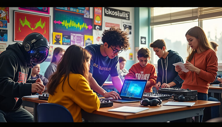 découvrez comment la musique électronique s'invite dans les collèges, offrant aux élèves une nouvelle dimension créative et éducative. explorez l'impact de cette tendance sur l'apprentissage et la culture musicale des jeunes.